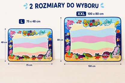 Magiczny Maluś - Mata wodna do kolorowania XXL dla dzieci